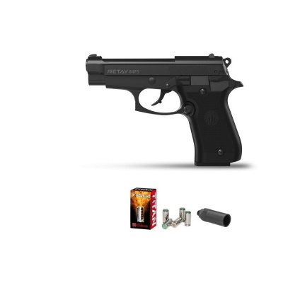 AKCIJSKI KOMPLET! STRAŠILNA P.A.K. (START) PIŠTOLA RETAY 84FS BLACK 9MM